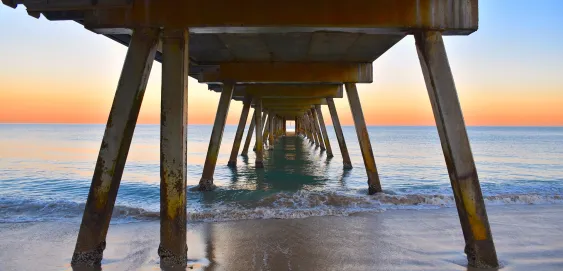 Pont Adélaide Mer Soleil Vue