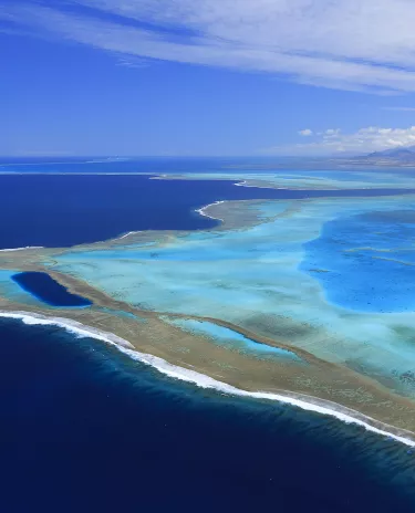 Lagoon nouvelle-caledonie bleu