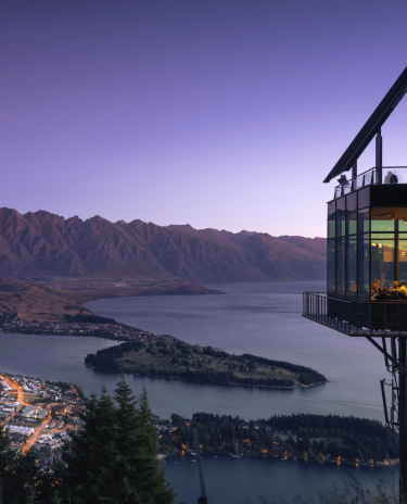 Queenstown Queenstown vue de haut Sunset