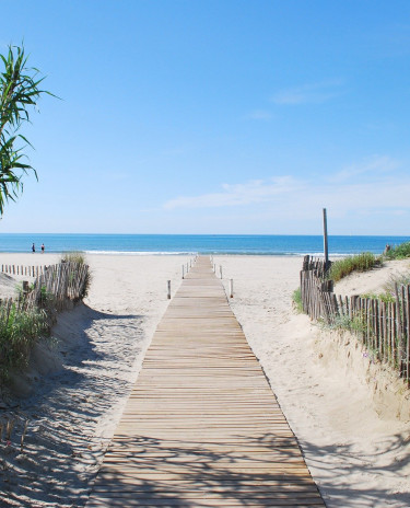 Plage de Montpellier Montpellier place sable cil bleu tourisme