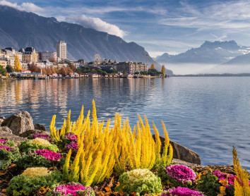 Paysage de Genève Lac de Genève