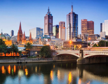 Melbourne by night Melbourne by night