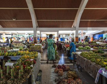 Port Vila Marché Légumes Fruits