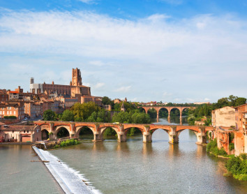 Paysage de Toulouse Toulouse Paysage Ville Pont Fleuve