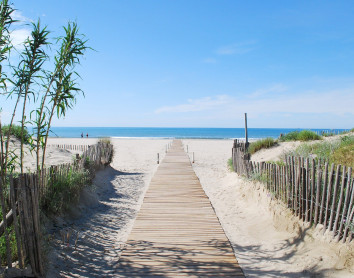 Plage de Montpellier Montpellier place sable cil bleu tourisme