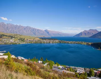 Christchurch Nouvelle-Zélande Paysage Mer Montagne