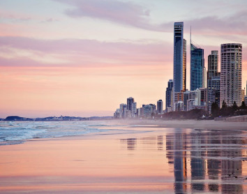 Plage de Gold Coast Brisbane Gold coast Paysage Plage