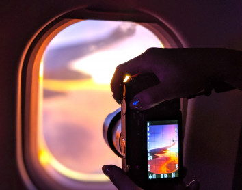 ニューカレドニアを旅する - エアカラン機内 ニューカレドニアを旅する - エアカラン機内
